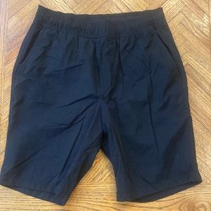 Black Calvin Klein, Elastic Waist Shorts, Small